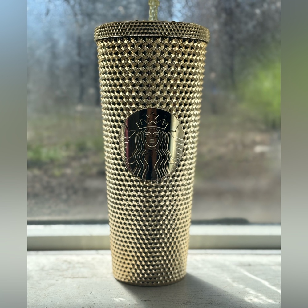 Starbucks Gold Studded Tumbler